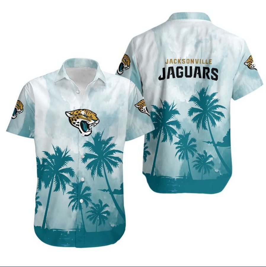 Jacksonville Jaguars Coconut Trees Gift For Fan Hawaiian Graphic P