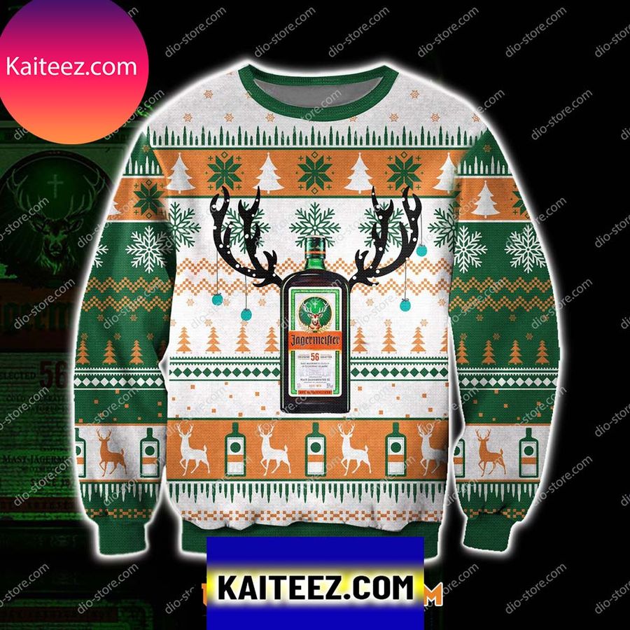 Jagermeister Knitting Pattern  Christmas Ugly  Sweater