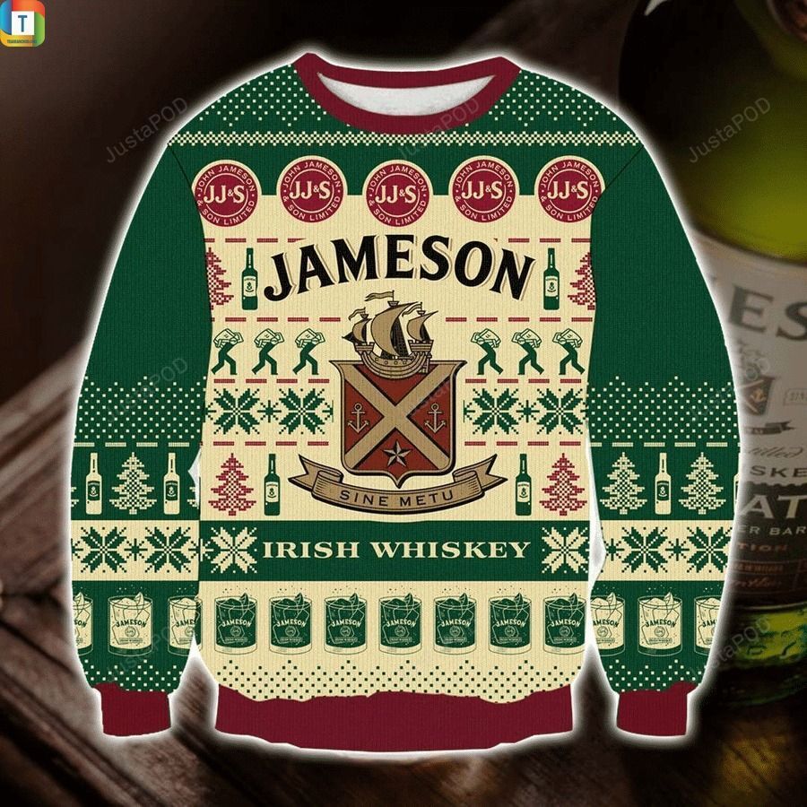 Jameson Irish Whiskey ugly sweater Ugly Sweater Christmas Sweaters Hoodie