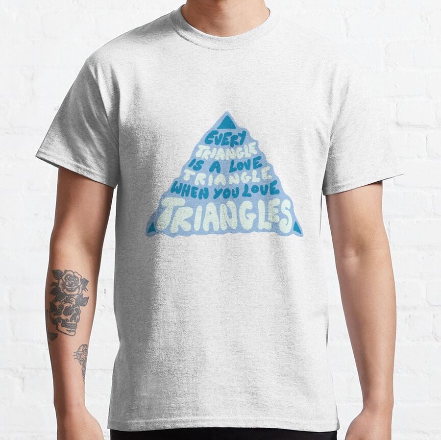 Jame's triangles blue Classic T-Shirt