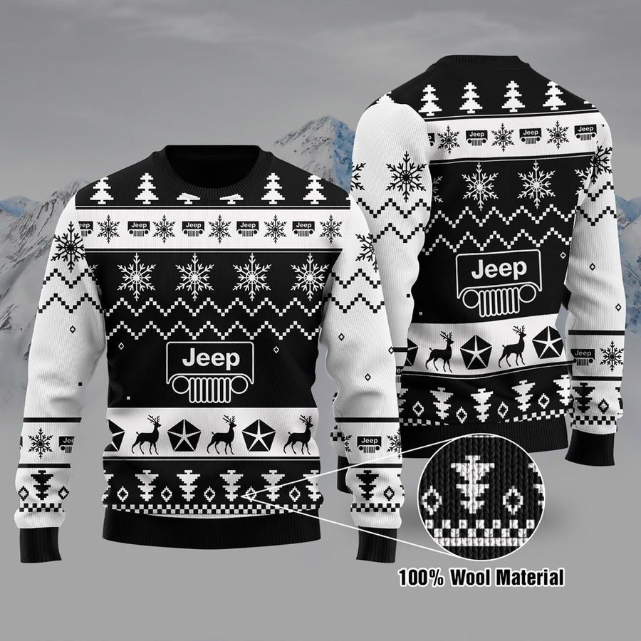 Jeep For Unisex Ugly Christmas Sweater, All Over Print Sweatshirt, Ugly Sweater, Christmas Sweaters, Hoodie, Sweater