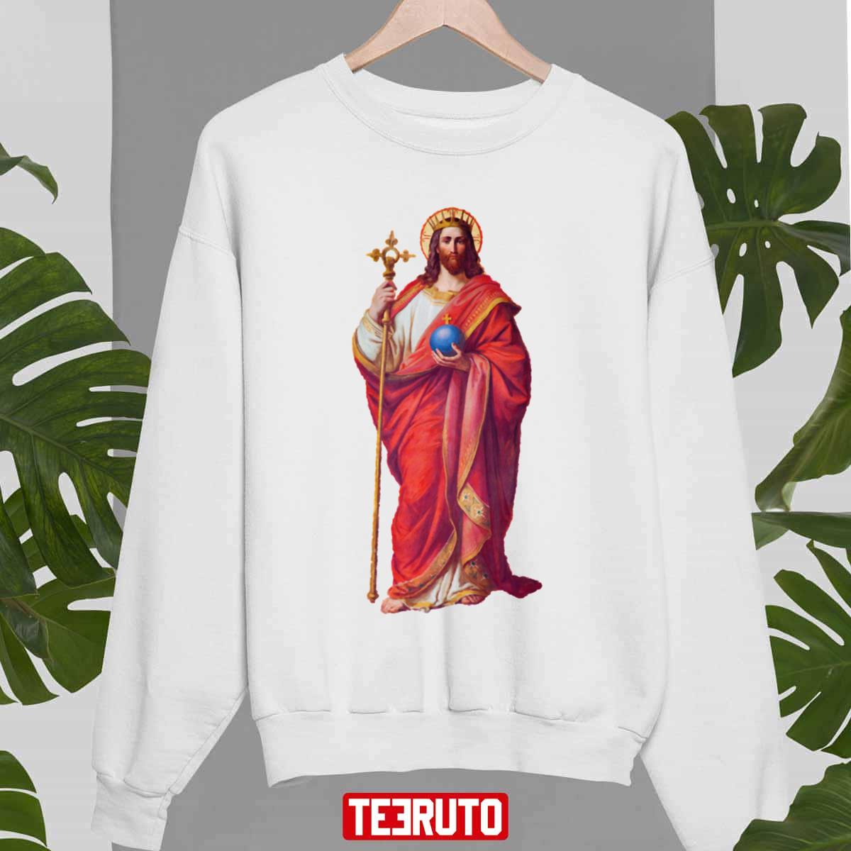 Jesus Christ King Of The World Unisex Sweatshirt