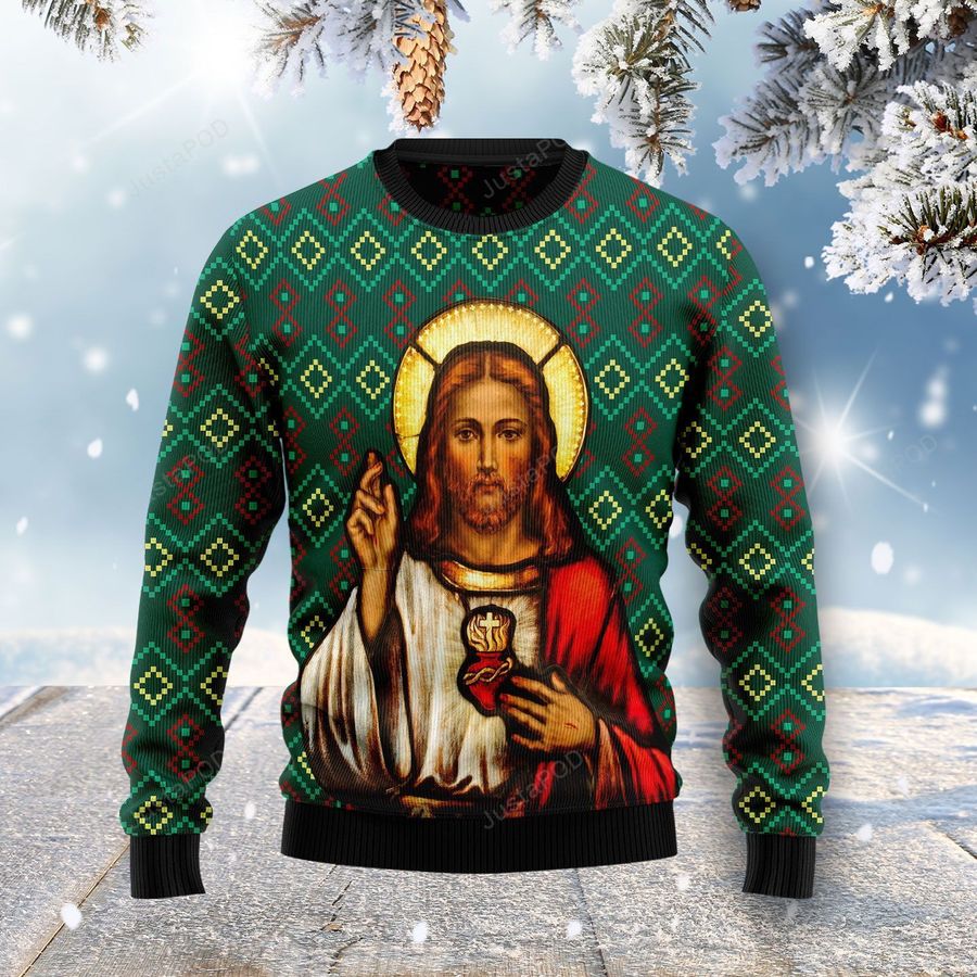 Jesus Christmas Ugly Sweater Ugly Sweater Christmas Sweaters Hoodie Sweater