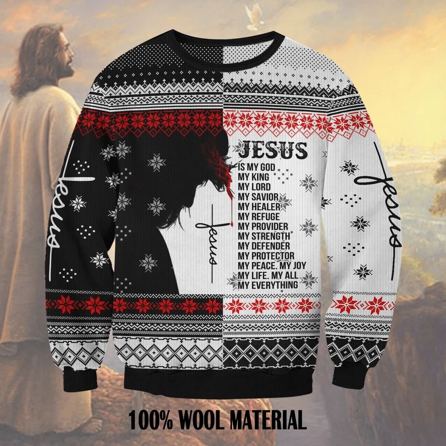 Jesus Is My Everything Ugly Christmas Sweater - 970