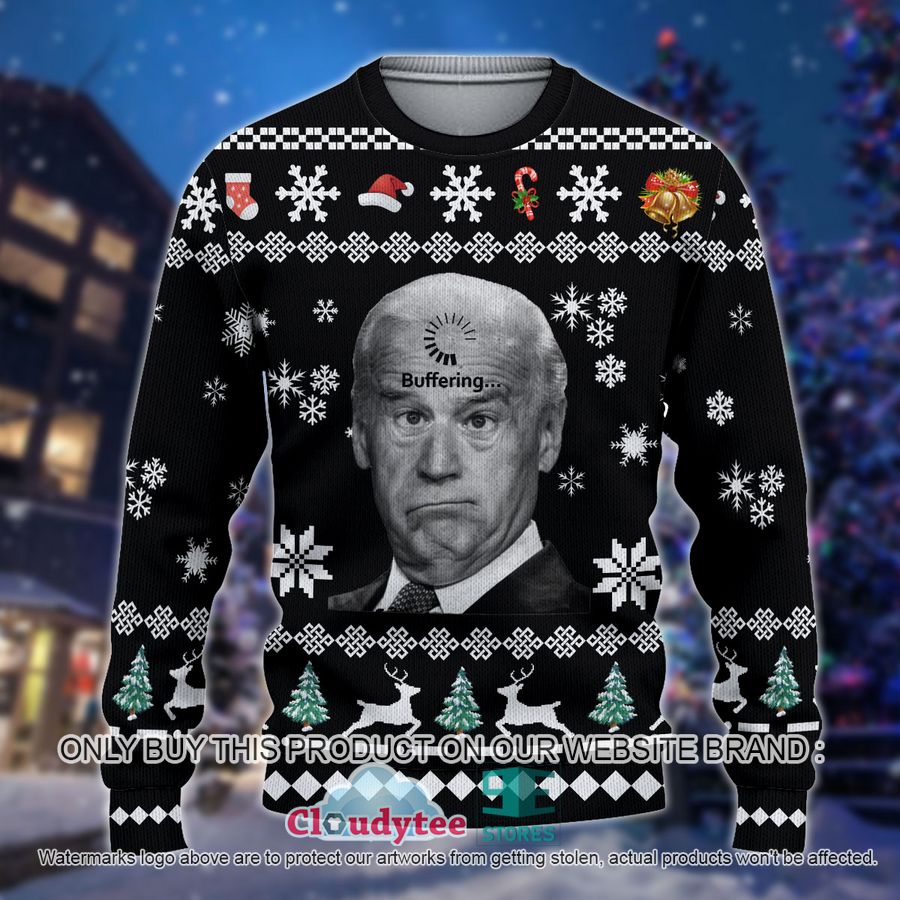 Joe Biden Buffering Christmas All Over Printed Shirt, hoodie – LIMITED EDITION