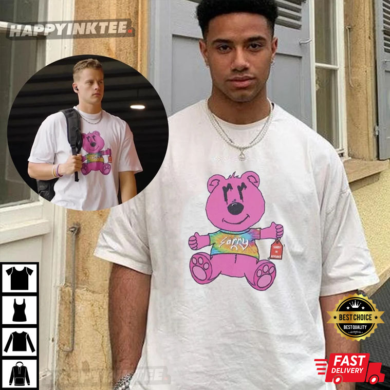 Joe Burrow Sorry Pink Bear T-Shirt