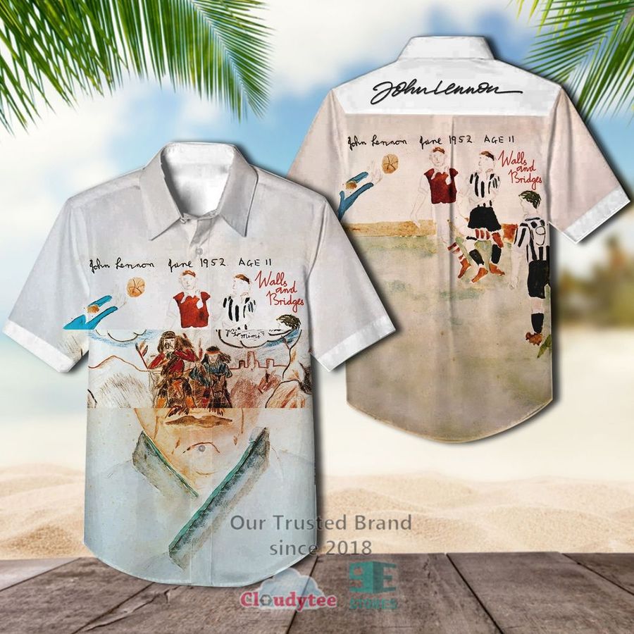 John Lennon Walls And Bridges Album Hawaiian Casual Shirt – LIMITED EDITION