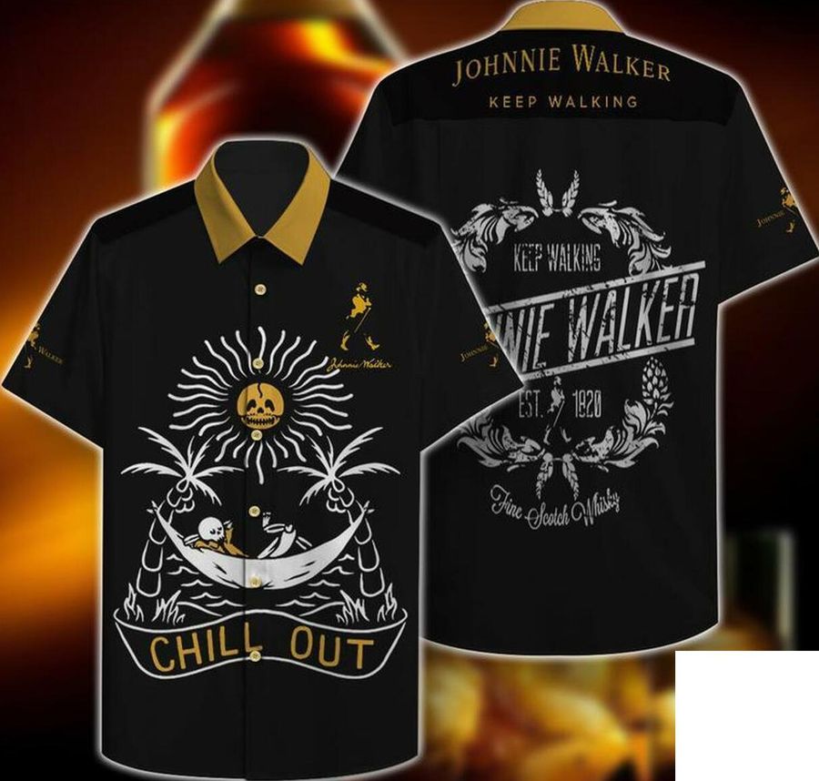 Johnnie Walker Hawaii Hawaiian Shirt Fashion Tourism For Men Women Shirt