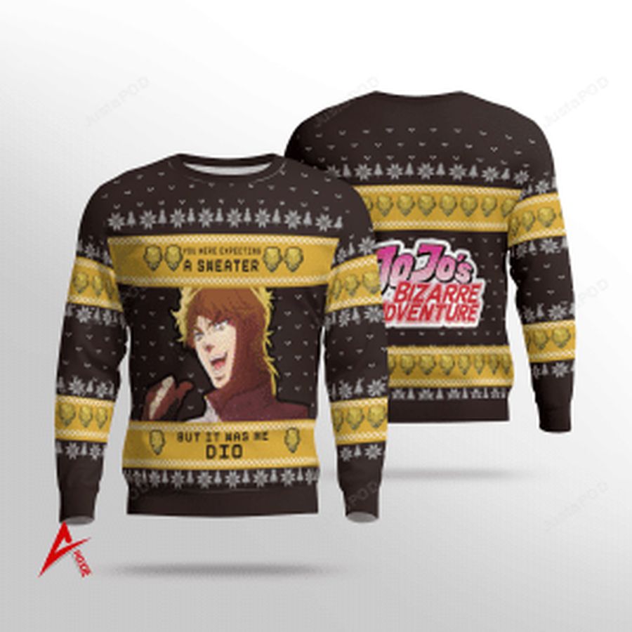 JoJos Bizarre Adventure Ugly Christmas Sweater All Over Print Sweatshirt