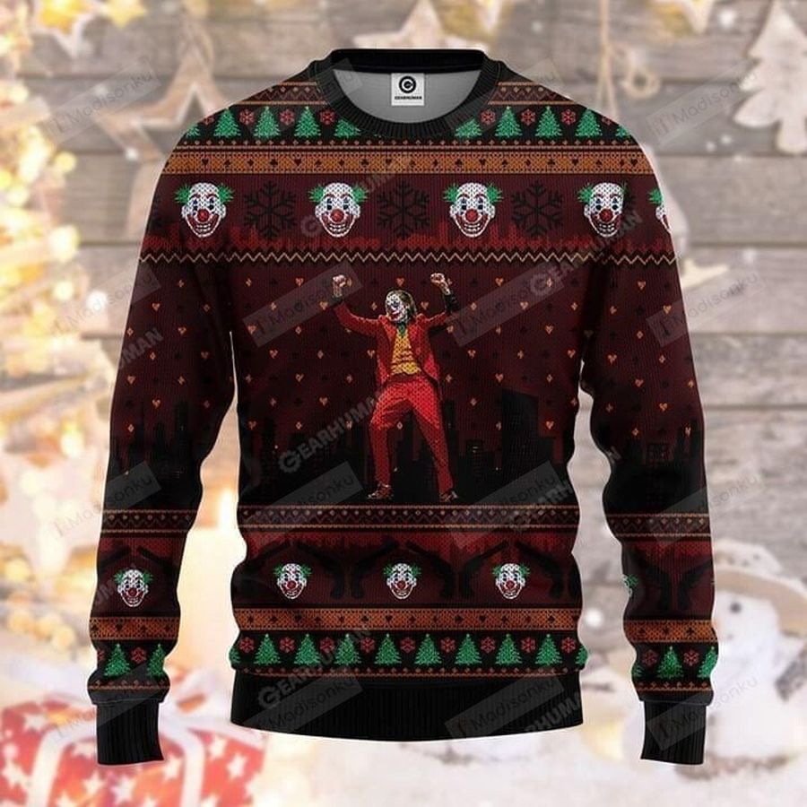 Joker Dancing Ugly Christmas Sweater - 102