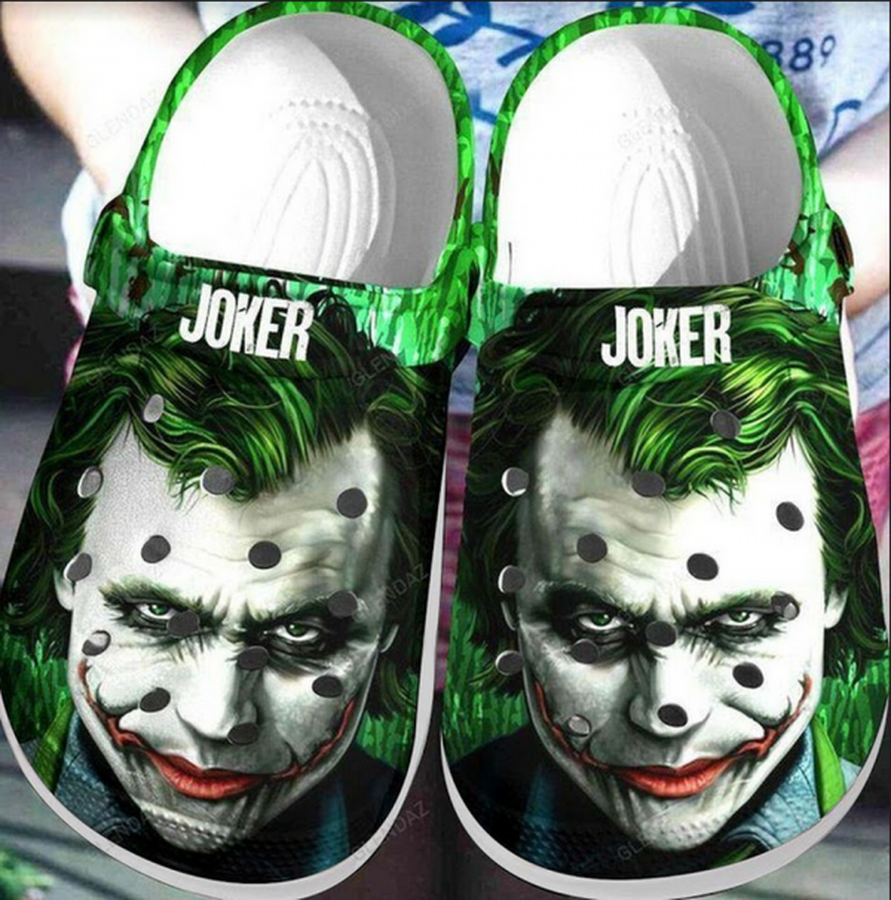Joker Dc Movie Adults Crocs Crocband Clog Shoes For Men Women Ht.png