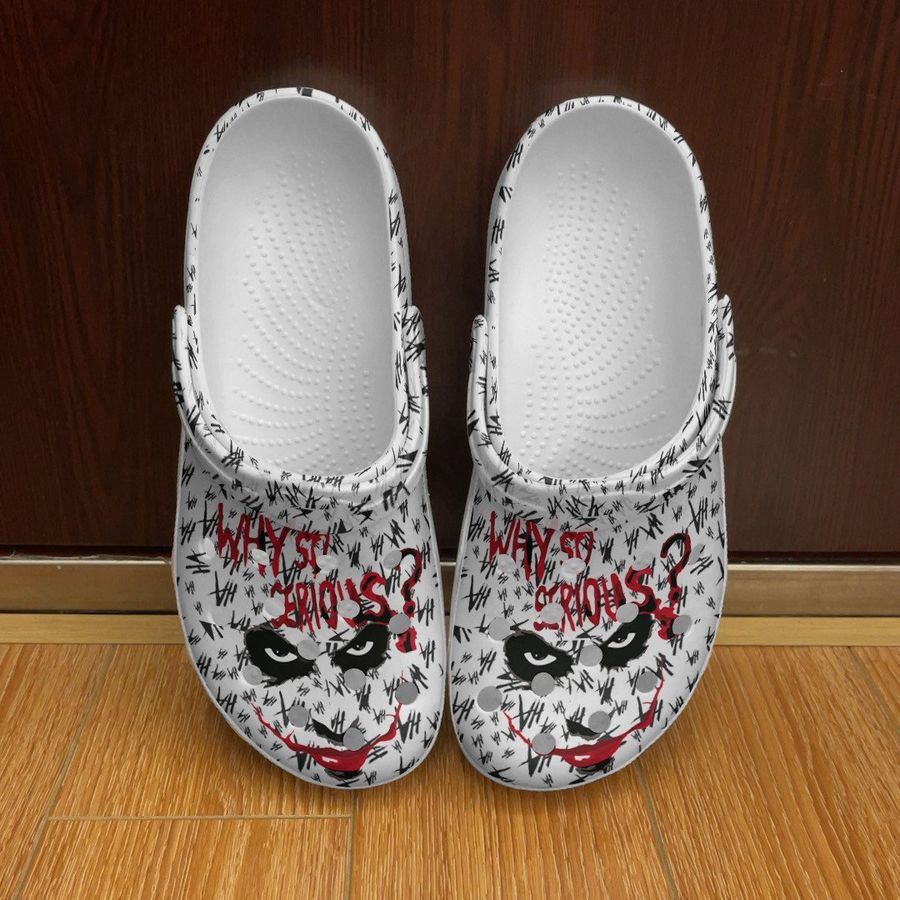 Joker Face Fan Gift Crocs Crocband Clog Comfortable Water Shoes