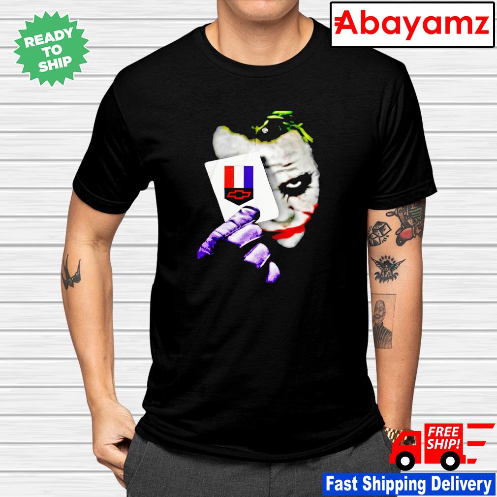 Joker holding Camaro tarot shirt