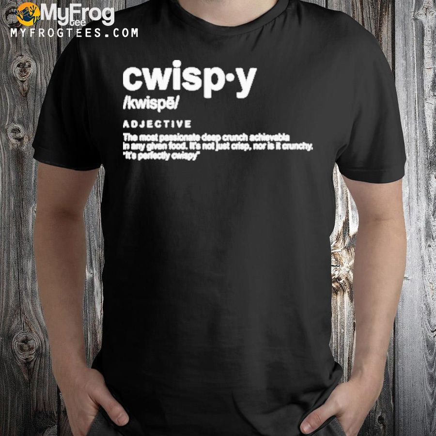 Joshua weissman merch cwispy shirt