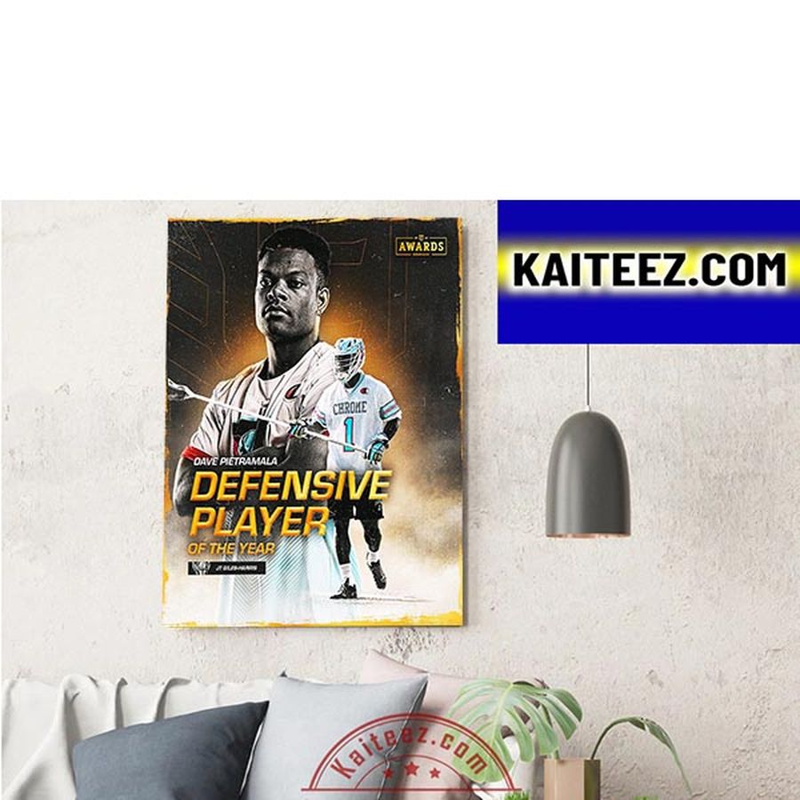JT Giles Haris Is 2022 Defensive Player Of The Year In PLL Decorations Poster Canvas