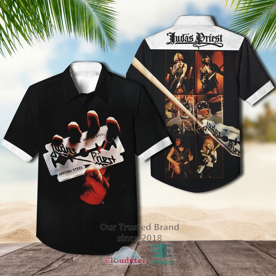 Judas Priest British Steel Casual Hawaiian Shirt – LIMITED EDITION