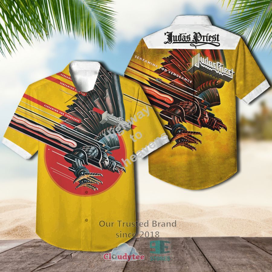 Judas Priest Screaming For Vengeance Casual Hawaiian Shirt – LIMITED ...
