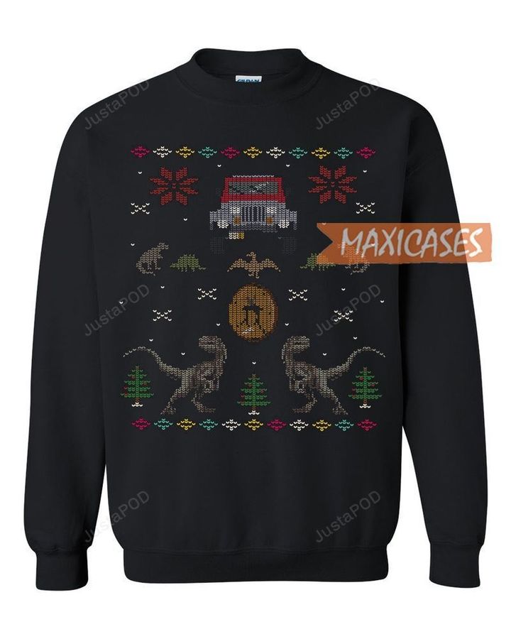 Jurassic Park Ugly Christmas Sweater, Ugly Sweater, Christmas Sweaters, Hoodie, Sweater