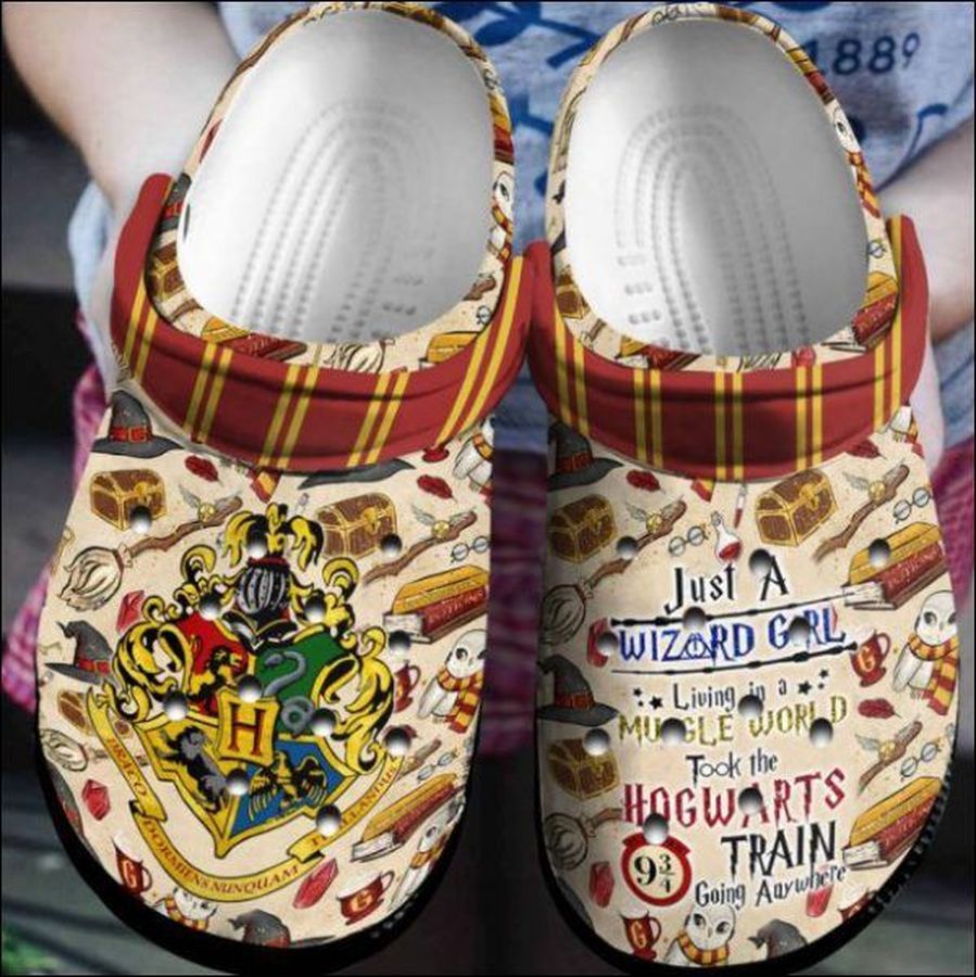 Just A Wizard Girl Crocs Crocband Clog Comfortable For Mens Womens Classic Clog Water Shoes