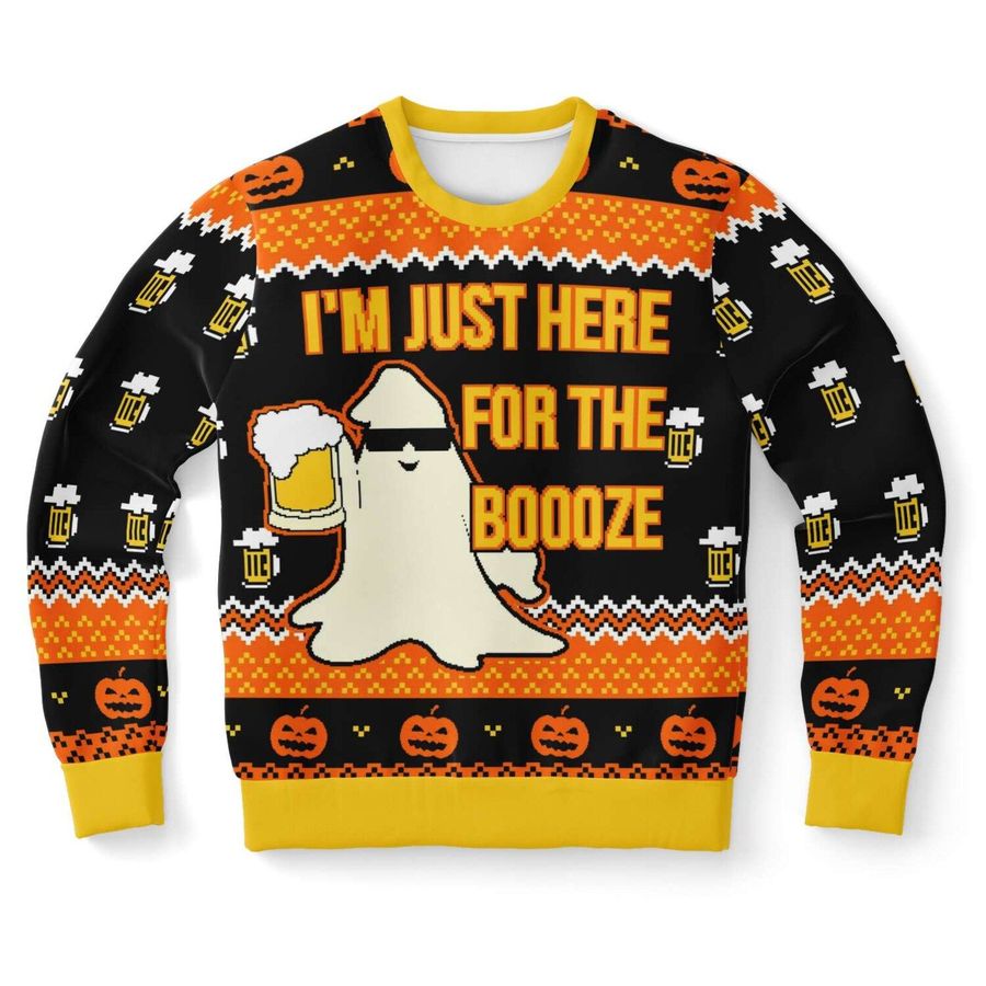 Just Here For The Booze Ugly Christmas Sweater, Ugly Sweater, Christmas Sweaters, Hoodie, Sweater