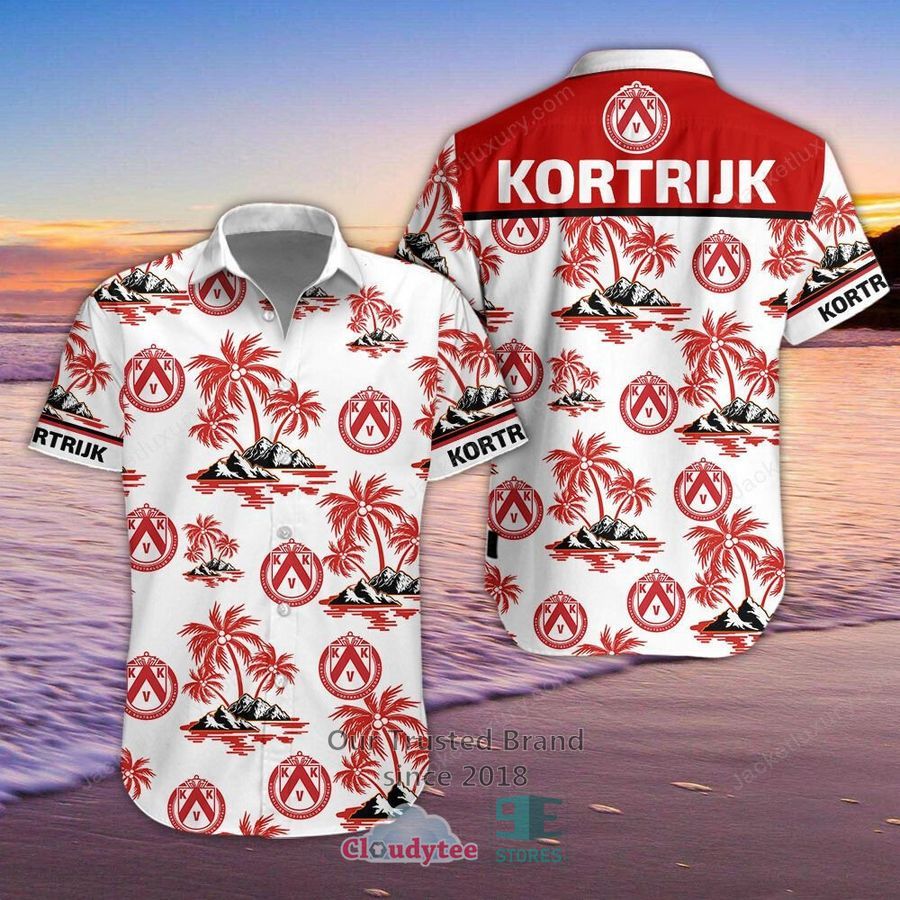 K.V. Kortrijk Hawaiian Casual Shirt – LIMITED EDITION