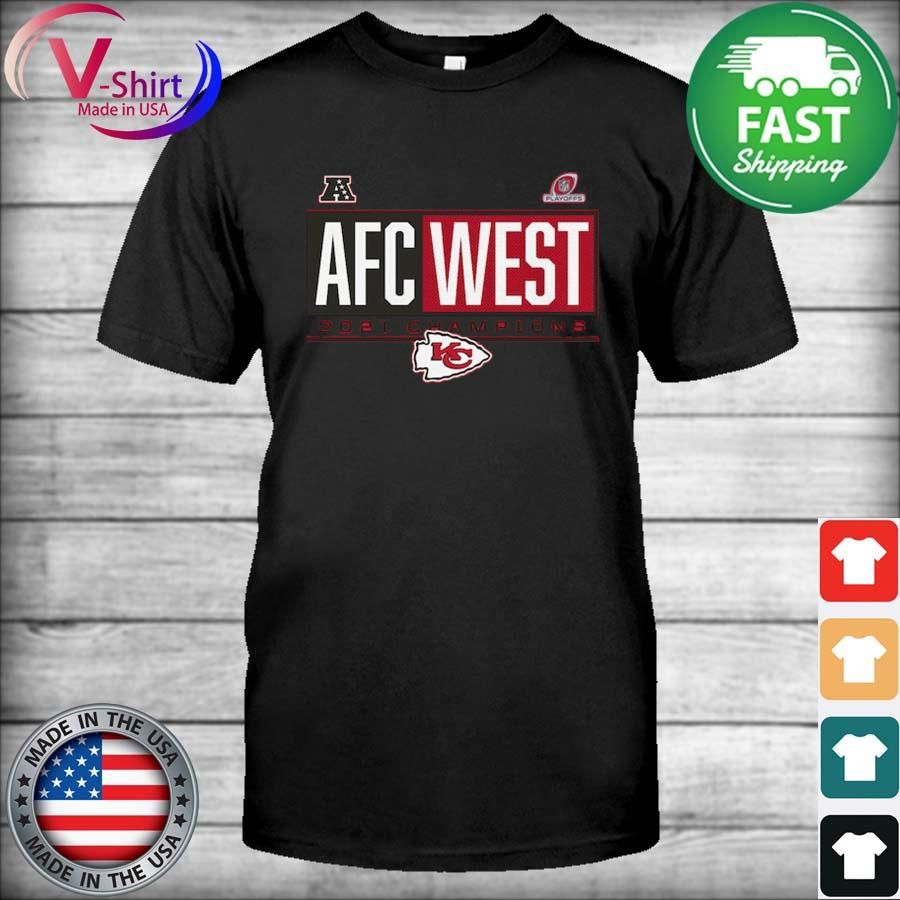 Kansas City Chiefs 2021 AFC West Division Champions Blocked Favorite T-Shirt