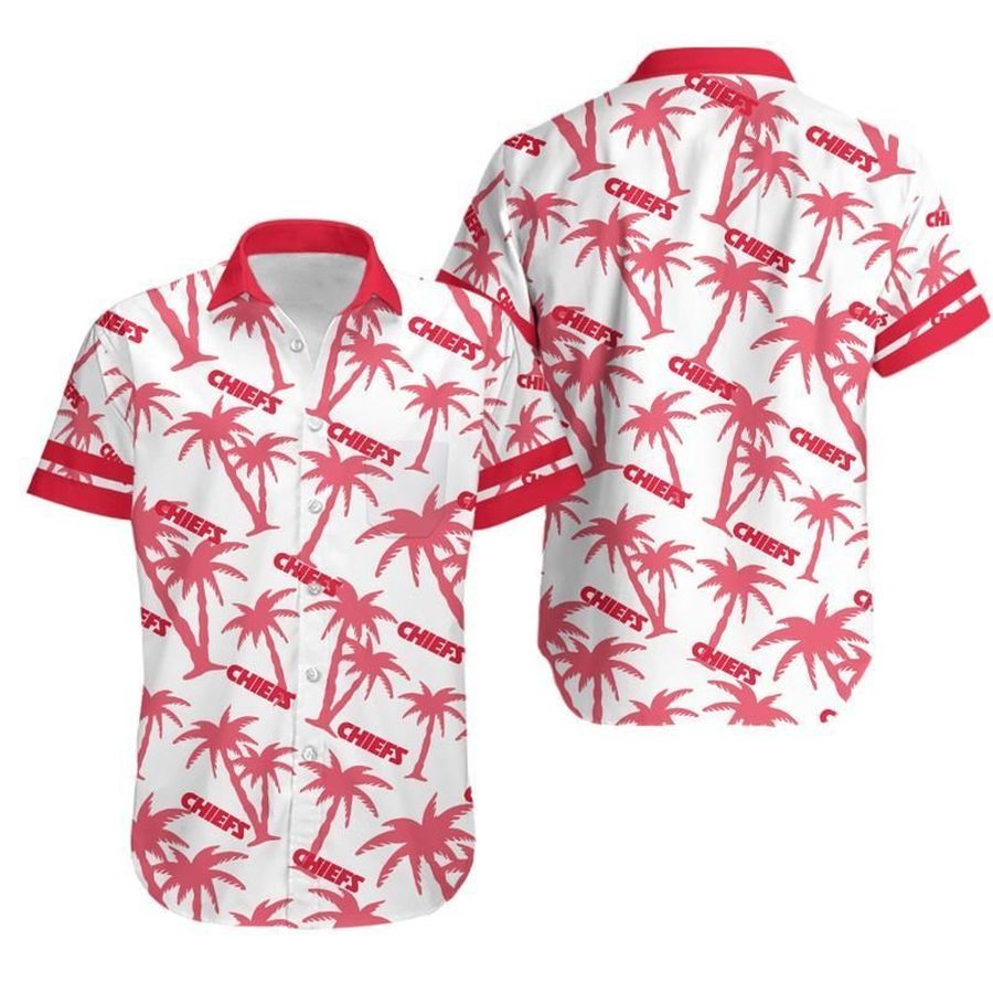 Kansas City Chiefs Coconut Tree Gift For Fan Hawaii Shirt And Shor