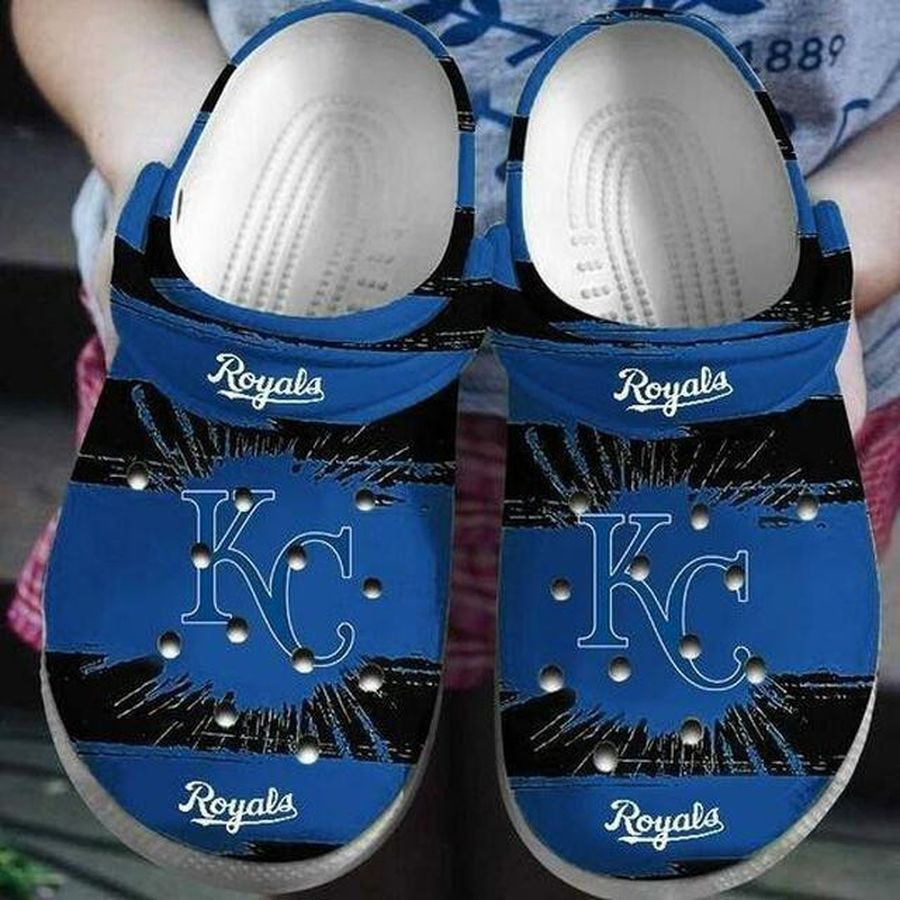Kansas City Royals Crocs Crocband Clog Comfortable Water Shoes