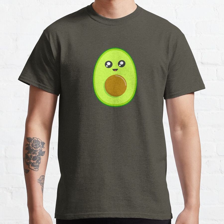 kawaii avocado Classic T-Shirt
