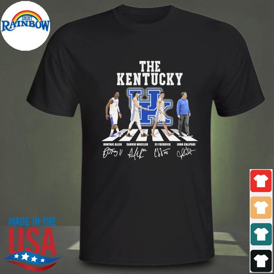 Kentucky Wildcats Abbey Road signatures shirt