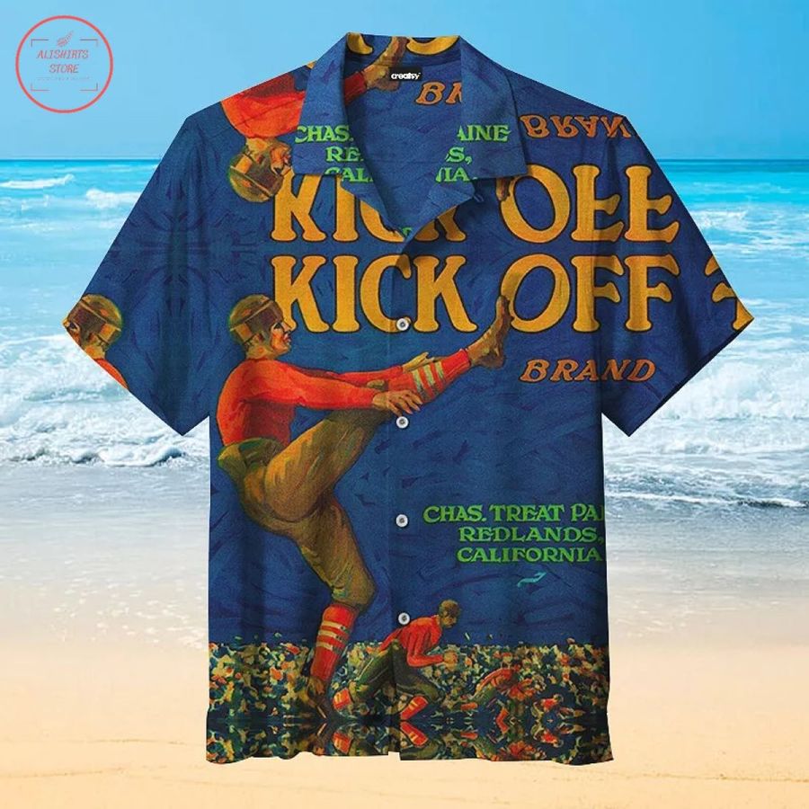 Kick Off Football Retro Hawaiian Shirt