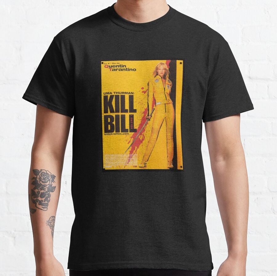 Kill Bill Vintage Artwork Uma Thurman Classic T-Shirt