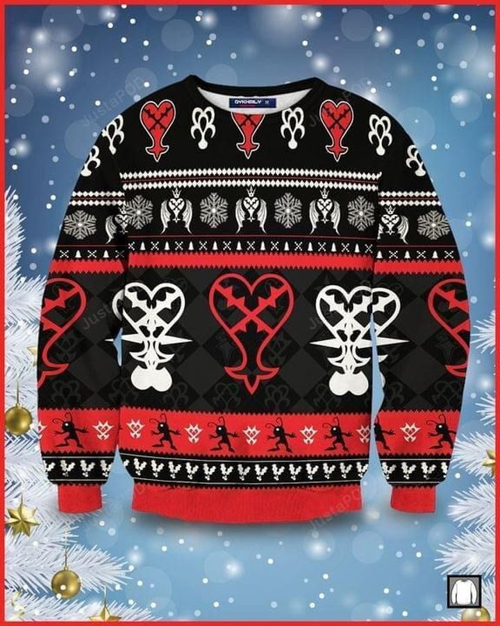 Kingdom Heart Heartless For Unisex Ugly Christmas Sweater All Over