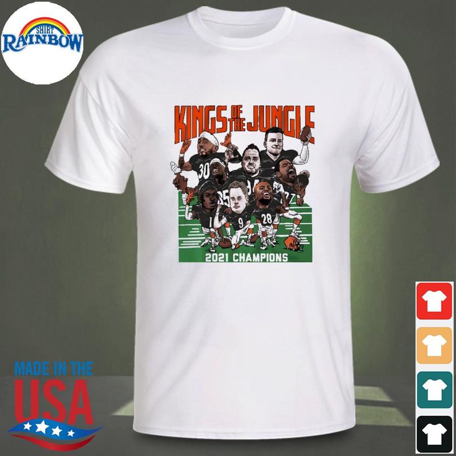 Kings of the jungle caricatures shirt