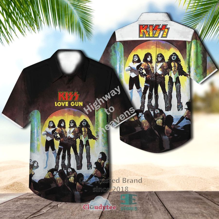 Kiss Love Gun Casual Hawaiian Shirt – LIMITED EDITION