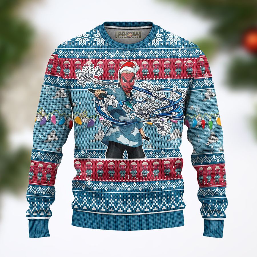 KNY Sakonji Urokodaki Anime Ugly Sweater