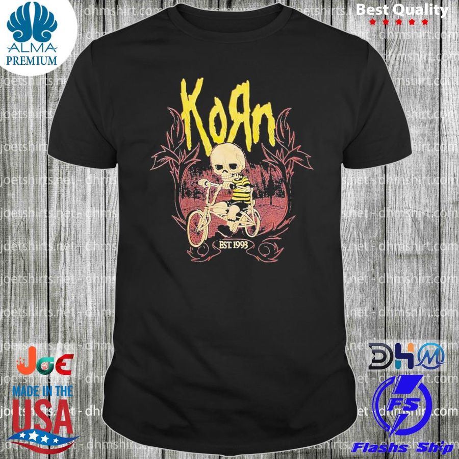 Korn metal band embroidered graphic shirt