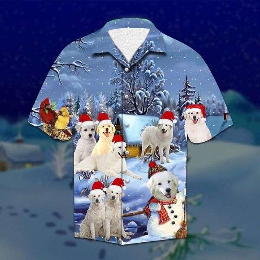 Kuvasz Christmas Hawaiian Shirt