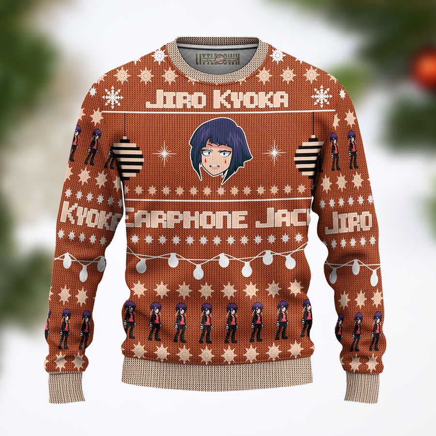 Kyoka Jiro Anime Custom My Hero Academia Ugly Sweater