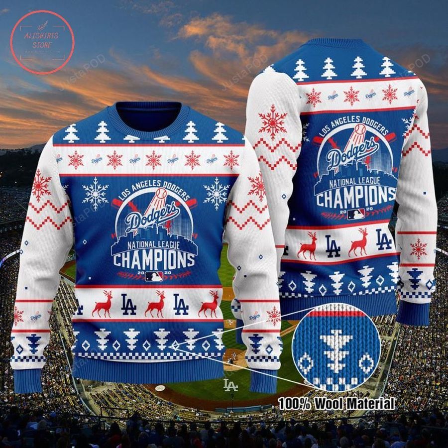 La Dodgers World Champions Ugly Christmas Sweater, All Over Print Sweatshirt, Ugly Sweater, Christmas Sweaters, Hoodie, Sweater