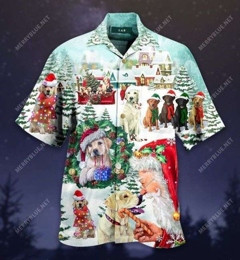 Labrador Retriever Christmas Unisex Hawaiian Shirt