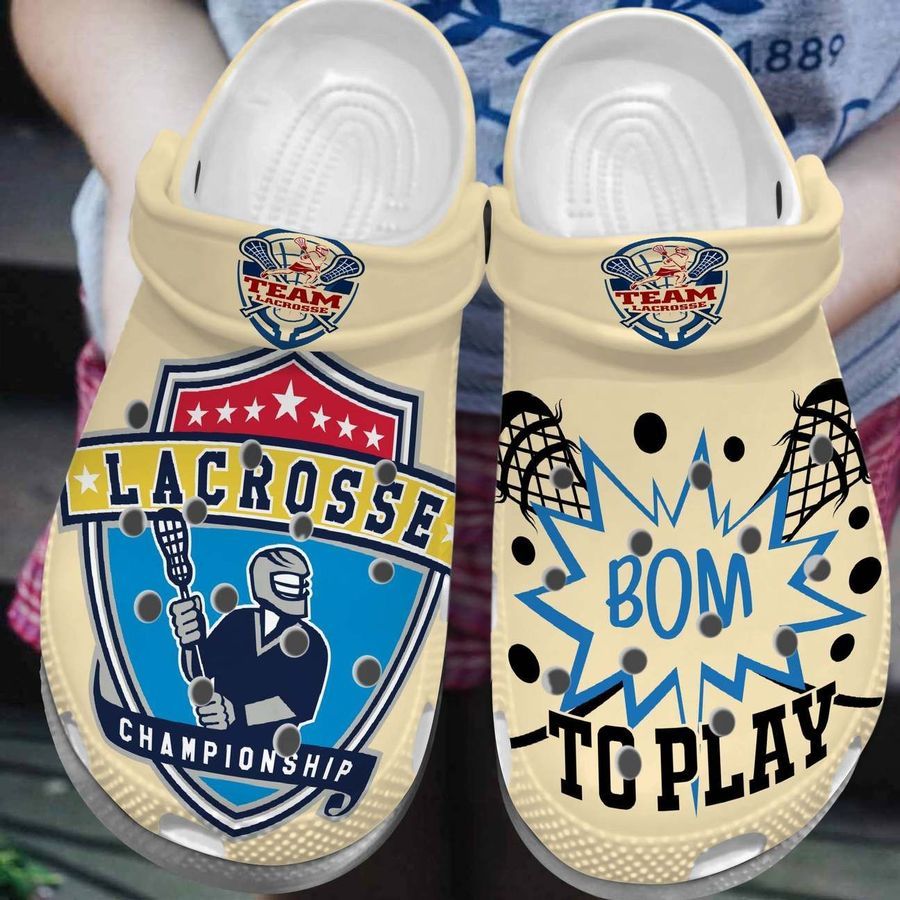 Lacrosse Personalized Clog Custom Crocs Comfortablefashion Style Comfortable For Women Men Kid Print 3D Lovely Lacrosse Champion