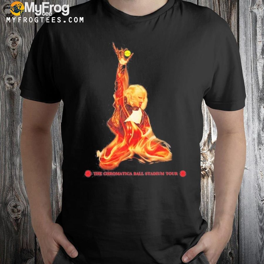 Lady gaga chromatica ball dancing flames shirt