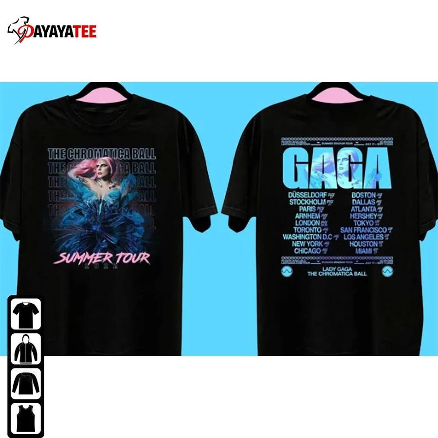 Lady Gaga The Chromatica Ball Tour 2022 Shirt Born This Way Chromatica Ball