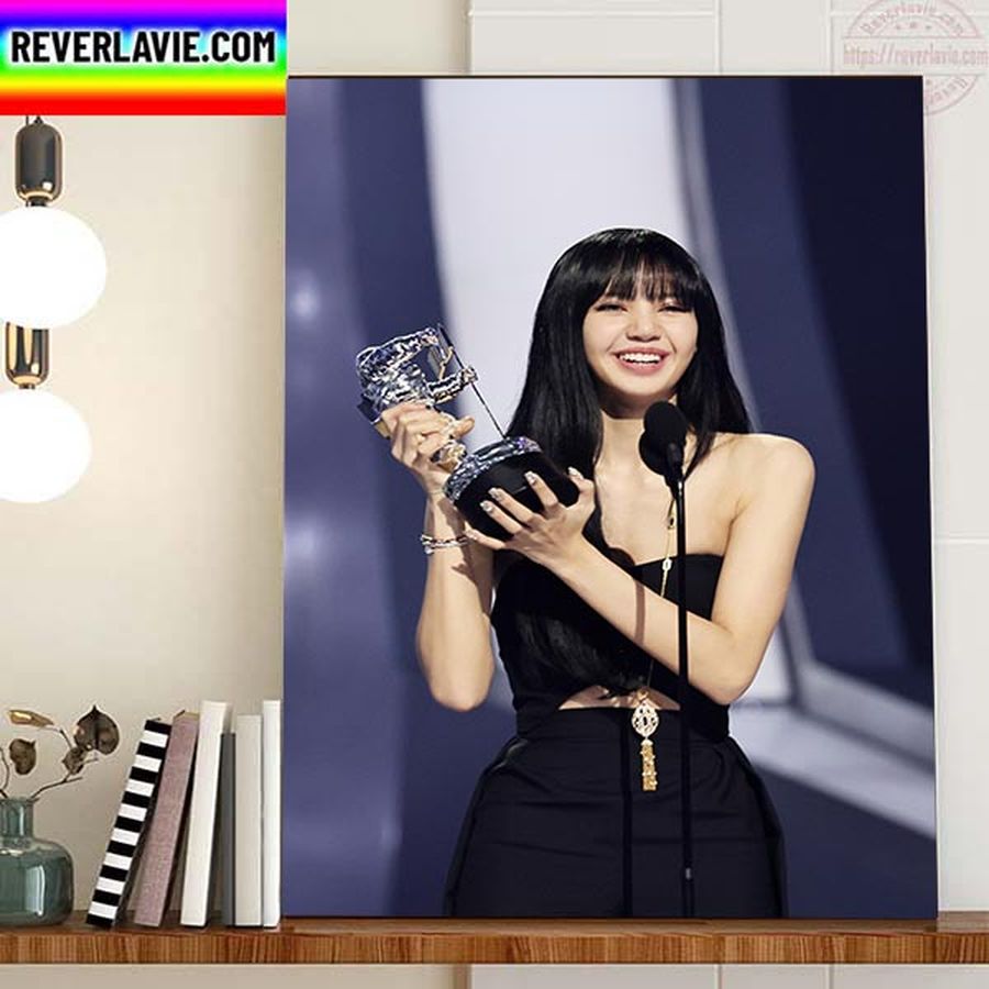 Lalisa Lisa BLACKPINK Wins Best K-Pop At The 2022 VMAs Home Decor Poster Canvas