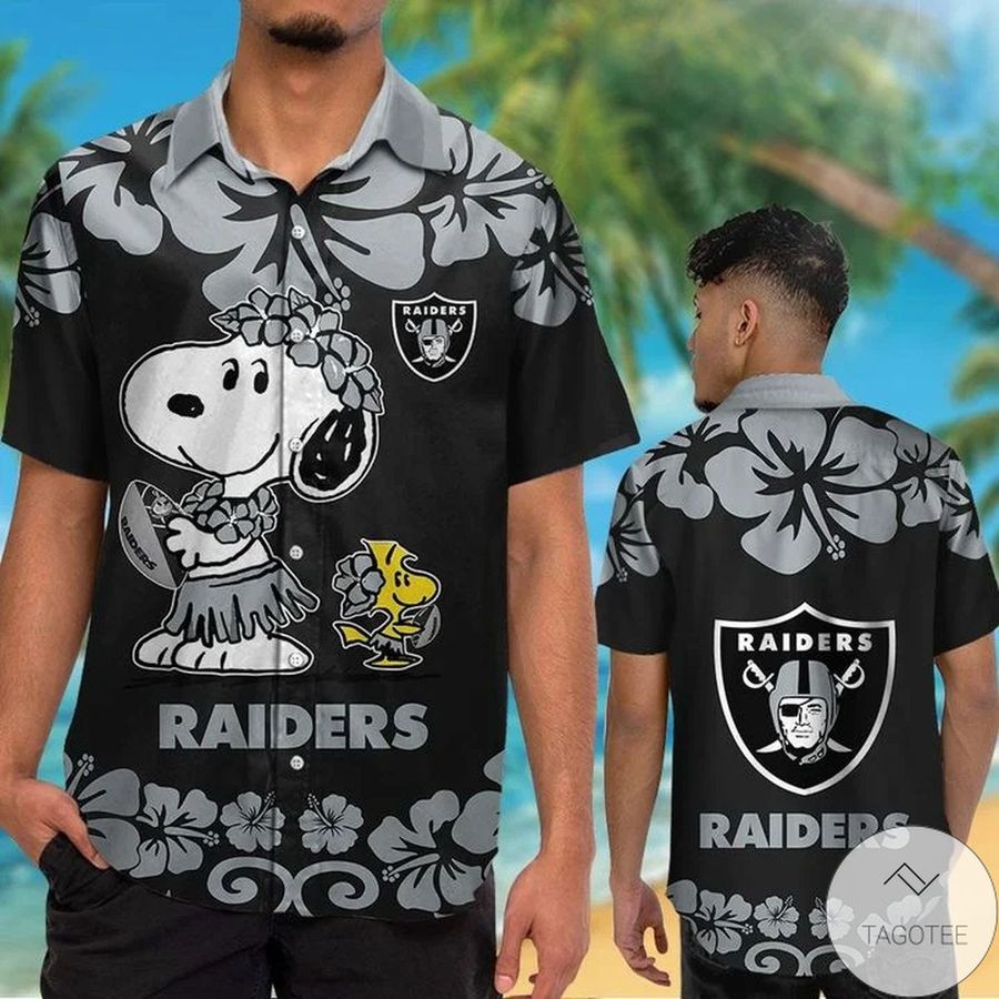 Las Vegas Raiders 038; Snoopy Hawaiian Shirt
