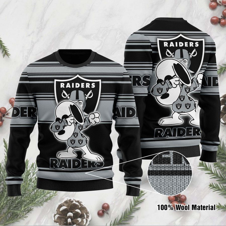 Las Vegas Raiders D Full Printed Sweater Shirt For Football