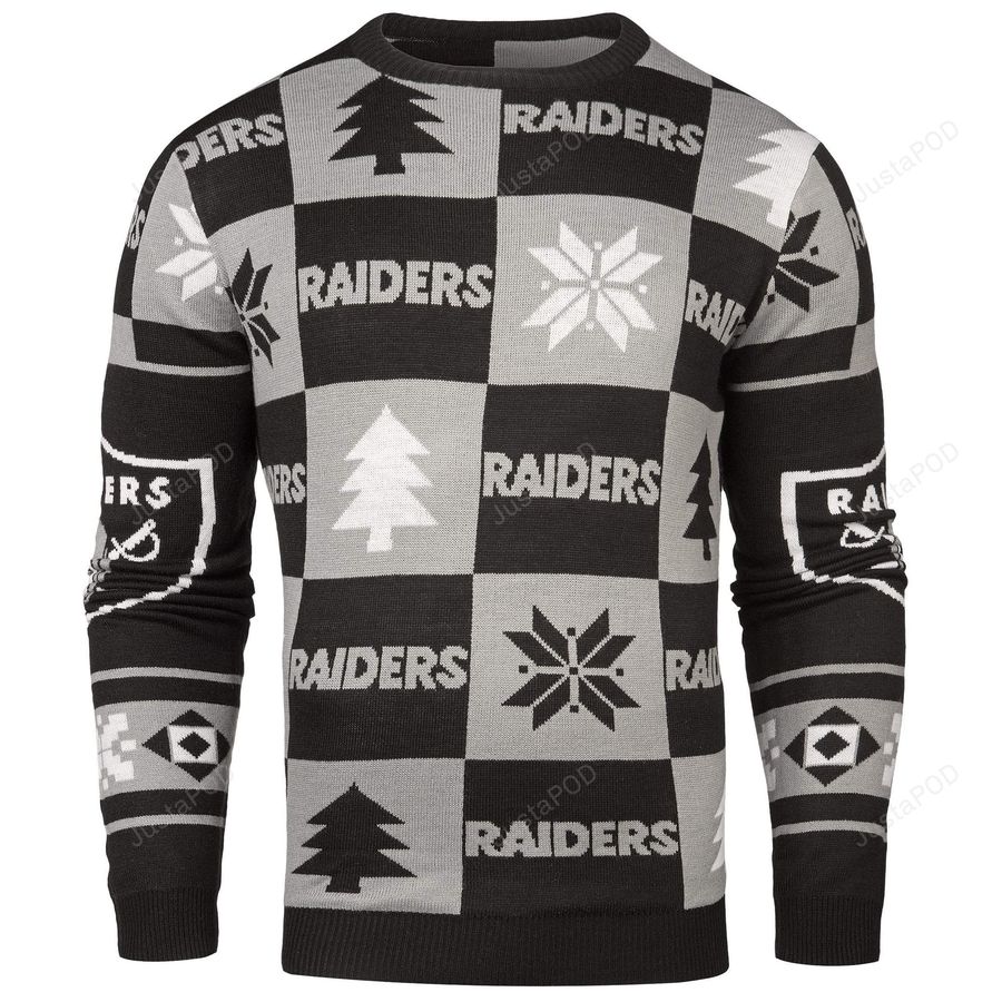 Las Vegas Raiders NFL Ugly Christmas Sweater, All Over Print Sweatshirt, Ugly Sweater, Christmas Sweaters, Hoodie, Sweater