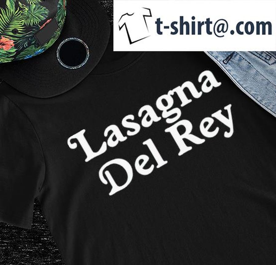 Lasagna Del Rey logo shirt