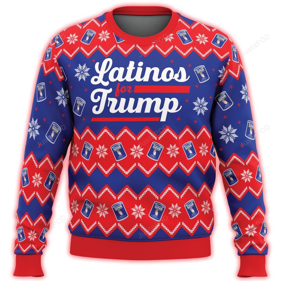 Latinos For Trump Premium Ugly Sweater Ugly Sweater Christmas Sweaters